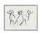 Stupell Industries Trio of Dogs Wall Art in Gray Frame